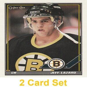 Jeff Lazaro Hockey Card Collection